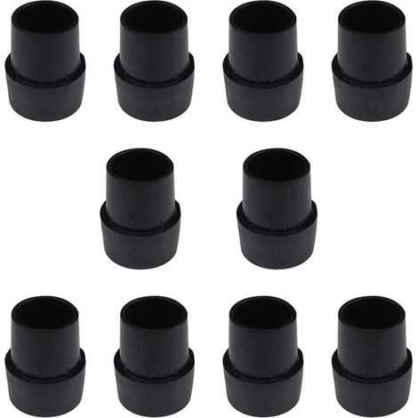 Lntyq Lot de 10 pieds en caoutchouc antidérapants pour trampoline, accessoires de trampoline, pieds en caoutchouc résistants, matériau en latex, épais et sûr, adaptés pour trampolines, béquilles, bâto (1/5)