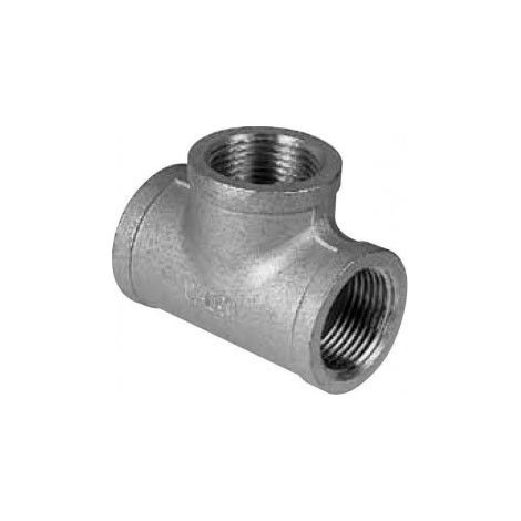 Tee femmina 1"1/4 AISI316 - ISO4144 131114316L - -  RACCORDERIE METALLICHE - - (1/2)