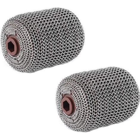 Lot de 2 têtes de brosse de nettoyage électrique pour barbecue. brosse de nettoyage pour barbecue extérieur. (1/3)