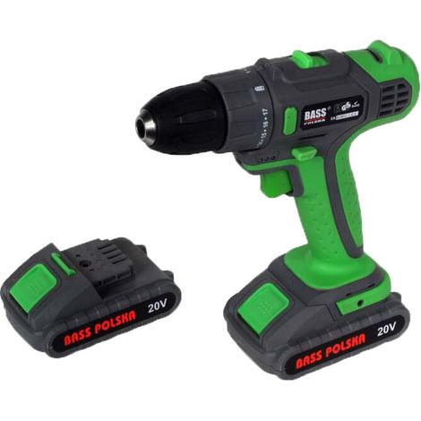 Cacciavite a batteria agli ioni di litio da 20 V + 2 batterie (1/5)