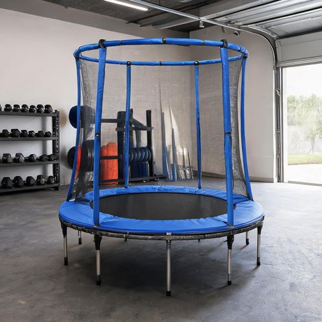 SunJet Trampoline, trampoline de jardin, Bleu - Réf. OA18OYR2OX9G (1/5)