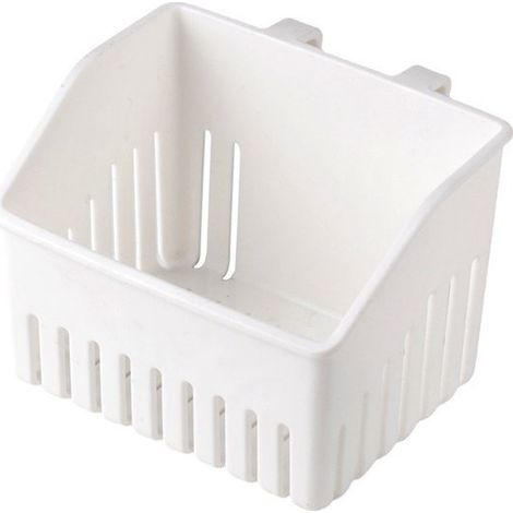 Porte-couverts - Organisateur d'ustensiles de cuisine à plusieurs compartiments - Convient pour la maison, la salle à manger et le lave-vaisselle - 10 x 7,6 x 8 cm Blanc (1/5)