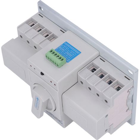 Commutateur Transfert Automatique Double Alimentation 4P ATS Classe CB 400V 50Hz 60Hz Interrupteur Inverseur Générateur Compact (1/5)