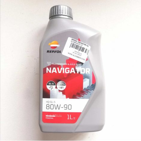 Repsol navigator cartago 80w-90 1lt olio lubrificante multigrado hq gl-5 (1/2)