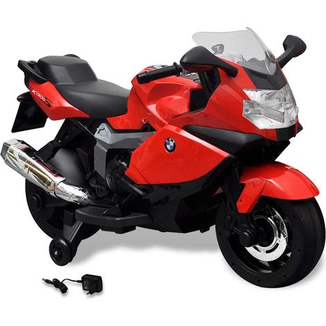 Vidaxl – Moto électrique enfant BMW 283 Rouge 6V – 2 vitesses avant/arrière – Moteur 30W – Chargeur inclus – Capacité 30 kg (1/8)
