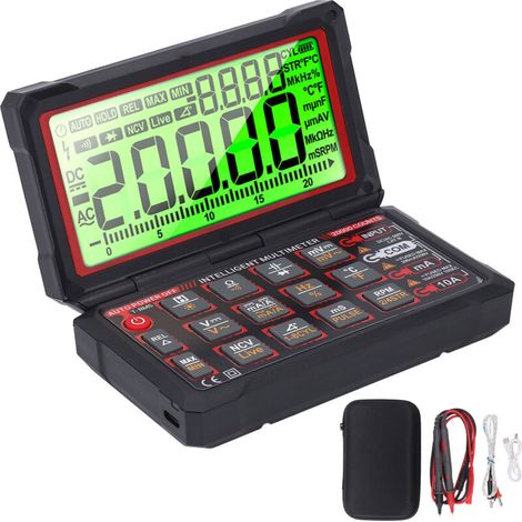 Jeffergarden Multimètre numérique pour auto, Mesure angle de calage, Rechargeable, Détection NCV, Identification câble, Pour réparation (1/5)