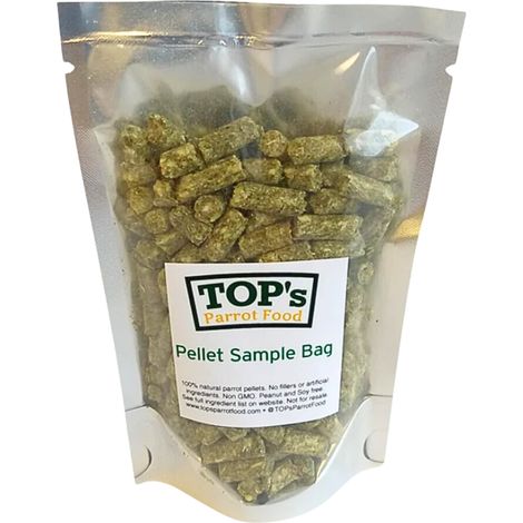 Alimento para loros TOP en pellets pequeños - Granulado orgánico Top's para todas las especies de loros 57 g - MUESTRA (1/3)