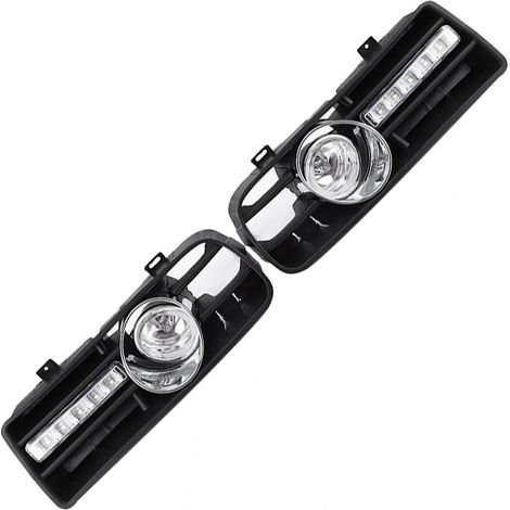 Kit d'éclairage LED extra-lumineux pour calandre avant, étanche, compatible avec la plupart des voitures. (1/5)