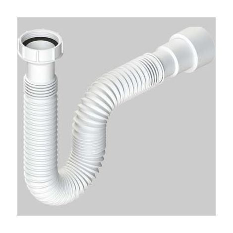 Tubo Flessibile ed Estensibile Attacco con Ghiera in Plastica 11/2 Plus DN
