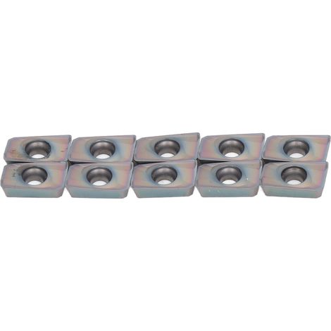 10 hochharte Hartmetall-CNC-Fräser, Wendeschneidplatten für Stahl, 10er-Packung (1/5)