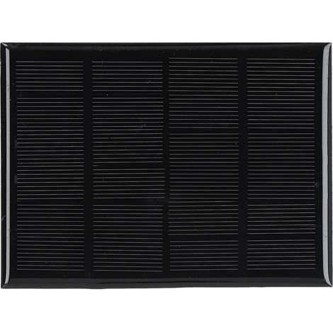Panneau solaire 1,92 W en silicium monocristallin haute efficacité, mini chargeur solaire époxy pour batteries CC 6 V 320 mA (1/5)