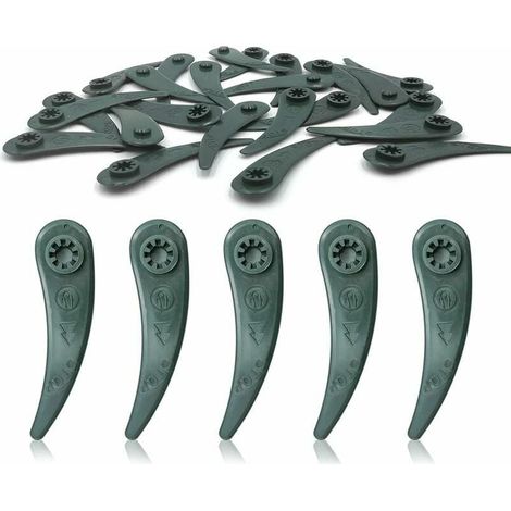 Cuchillas de repuesto para cortacésped Bosch Durablade Art 23-18 LI Art 26-18 LI (paquete de 24), color verde (1/5)