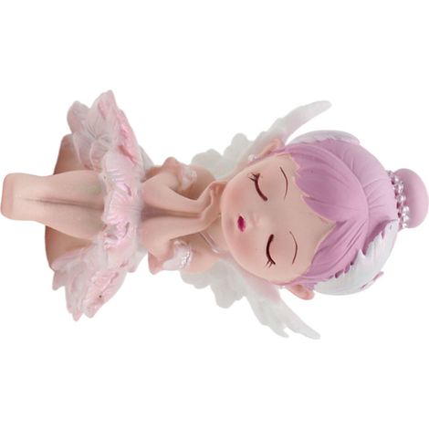 Diffuseur de parfum voiture Clip Aérateur Forme Ballerine Créatif Sortie d'air Violet (1/5)