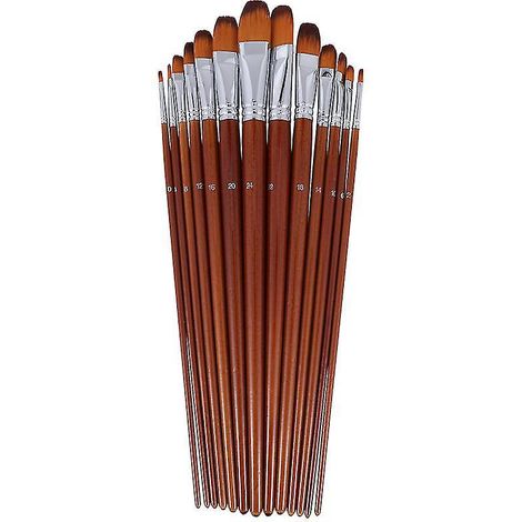 13-teiliger zweifarbiger Pinsel