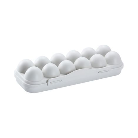 Boîte de Stockages Oeufs,1 Pièces Boîte à œufs Réfrigérateur,Boite a Oeufs en Plastique,Réfrigérateur Porte-Oeufs Plateaux,12 œufs Boîte de Rangement,pour Le Stockage des Oeufs (1/5)