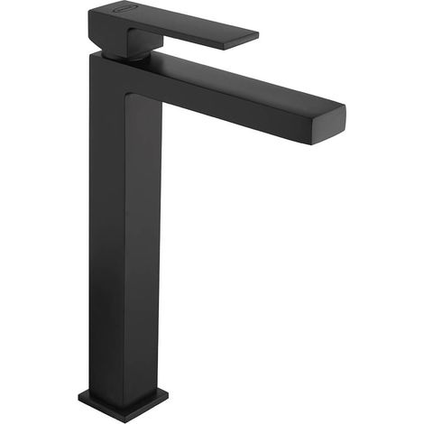Miscelatore nero opaco lavabo alto Twinkle Jacuzzi Rubinetteria per piletta click clack (1/2)