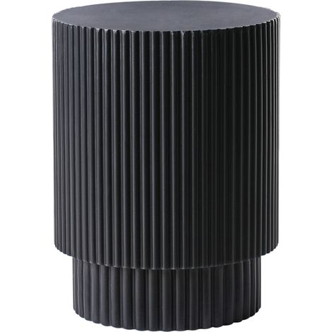 Mesa auxiliar acanalada MgO fibra de vidrio forma redonda resistente a los rayos UV manchas óxido agua y viento negro Biccari (1/5)
