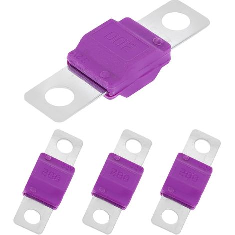 4 Pièces Fusible pour Véhicule 200a en Alliage et Plastique (1/5)