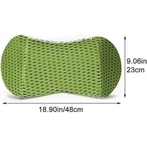 Coussin de Soutien Lombaire Maille Voiture Oreiller Taille Coussin Colonne vertbrale vertbral Bas du Dos Coussin pour sige de Bureau soulagement de la (1/3)