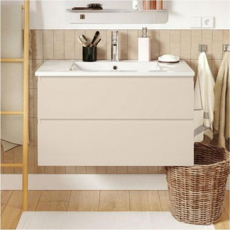 Mobile bagno con lavabo singolo 80cm e rubinetto SORRENTO