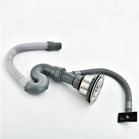 Bouchon de vidange, panier filtrant pour évier de cuisine, évier de salle de bain, éviers de salle de bain en acier inoxydable sous plan pour laver la vaisselle sous le tuyau d'eau (1/3)