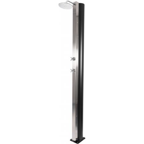 Douche de piscine solaire, douche extérieure 40L-Acier inoxydable-Acier inoxydable-17.5 -- (1/5)