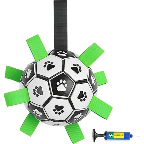 Robustes Hundespielzeug mit Pfotenabdruck-Fußball, leicht zu greifen, lustiges Zerrspielzeug für Hunde, Hundezubehör