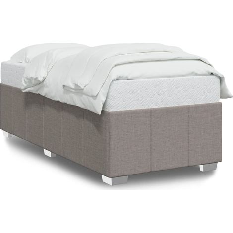 Maison Exclusive - Giroletto senza Materasso Tortora 90x200 cm Tessuto (1/5)