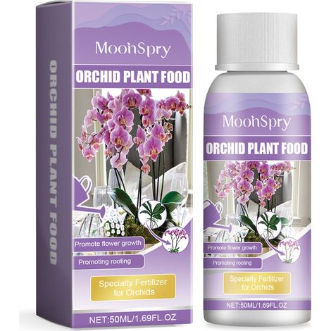 MoonSpry Orchideen-Pflanzenwachstumsergänzungsmittel, eine Nährstofflösung speziell für blühende Pflanzen und Orchideen im Topf. (1/5)