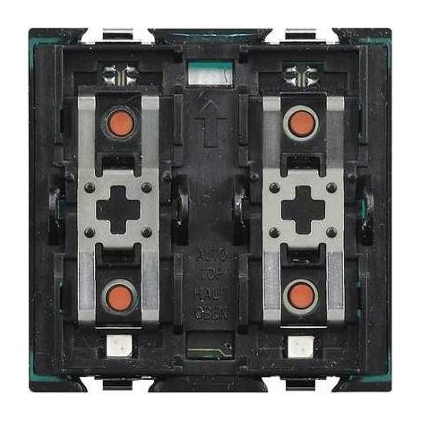 H4652/2 Comando para cargas simples o dobles de 2 módulos Myhome