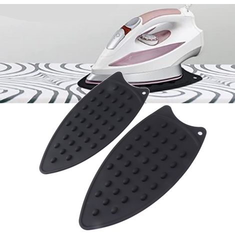 Lot de 2 sous-tapis de repassage en silicone, sous-tapis de repassage multi-usages résistants à la chaleur et sous-tapis de protection, adaptés aux planches à repasser et aux fers à repasser (version (1/5)