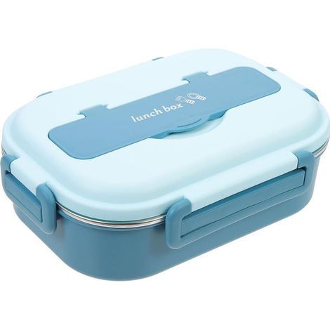 Boîte à lunch POPETPOP en acier inoxydable avec compartiments (1/5)