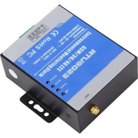 Alarma GSM 3G 4G con detección de temperatura, humedad y corte de energía (0-36V) - Monitor SMS para sala técnica (1/5)
