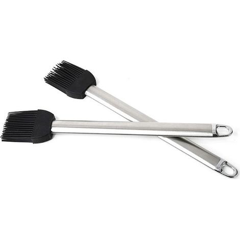 2 brosses noires pour barbecue, accessoires de cuisine, barbecue - Online Store (1/5)