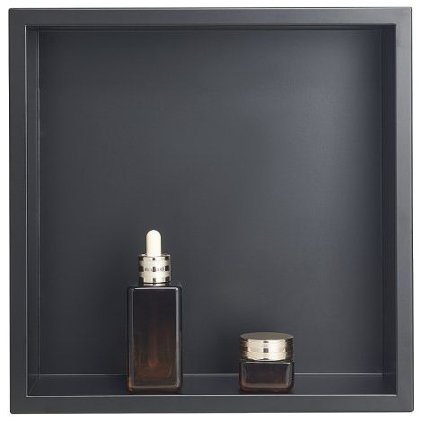 Niche Douche Encastrable - 10x33x33 cm Niche Murale en Acier (1/5)