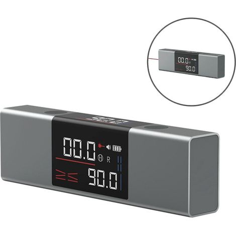 Rapporteur laser 2 en 1, mesure d'angle, niveau laser, règle, chargement USB-C, signal laser numérique.-signle laser (1/5)