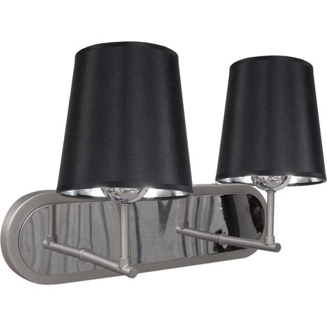 Applique murale Candellux Milonga 22-53503 chrome noir (1/2)