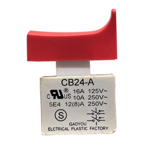 GAOYOU CB24-A Drucktastenschalter 250V 16A Auslöseschalter Schalter (1/5)