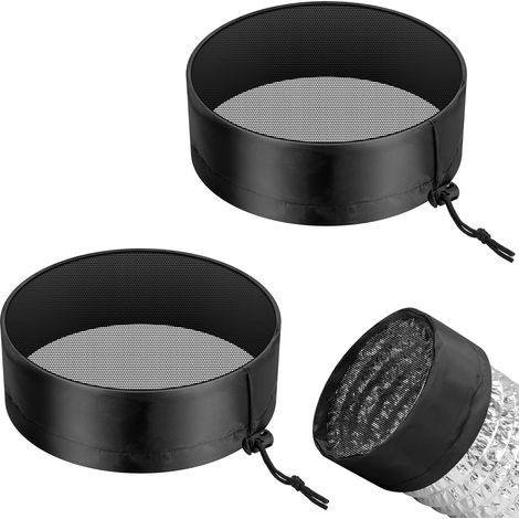 Lot de 2 housses d'aération 20,3 cm avec élastique et boucle pour tente de culture. (1/5)