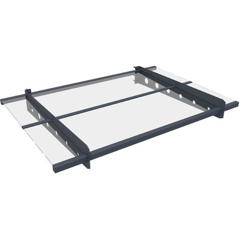 Westmann Metall Vordach Osta 120 Anthrazit 120x80 cm