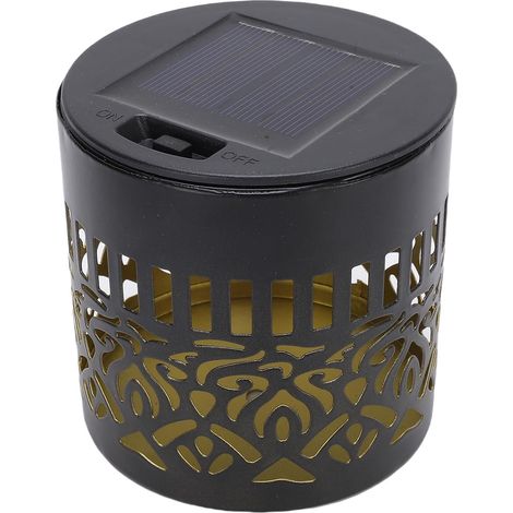 Diydeg lampes solaires de clôture, lampes murales en plastique à énergie solaire pour terrasse, marches, escaliers, décorations d'extérieur, lampe solaire de clôture pour décoration de terrasse, jardi (1/5)