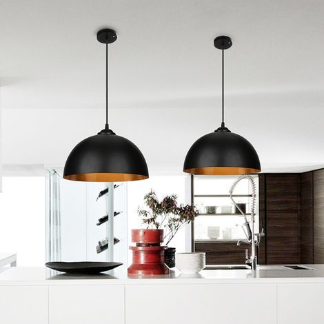 SWANEW 2x lampada a sospensione paralume cucina lampada a sospensione design lampada a sospensione appesa