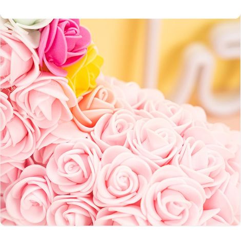 Valentinstagsgeschenk Rose PE Blumengeschenk für Freundin Heim-Weihnachtsdekorationen (1/5)