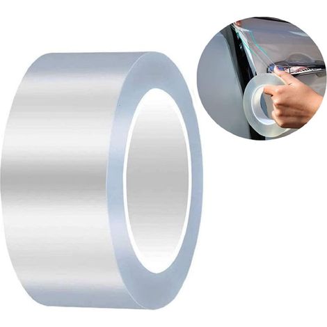 Protecteur De Seuil De Porte Automobile - Film Protecteur Auto Adhésif - Anti-rayure Transparent - Universel Pour Voitures - Lot De 5 Rouleaux De 10 M (1/5)