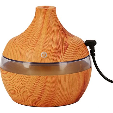 Diffuseur d'arômes USB 300 ml, humidificateur d'air, type eau, bois, mini appareil d'aromathérapie silencieux pour la maison et le bureau (1/5)