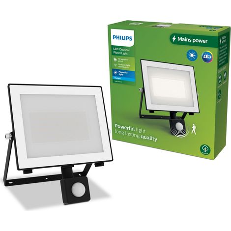 Philips Lois Proyector (Negro) con Sensor de movimiento Luz blanca fría - 50W (1/5)