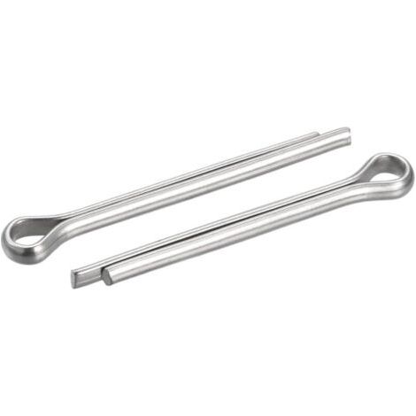 8pcs Goupille Fendue, Acier Inox Pince Attache Raccord pour Automobile 6mm x 70mm
