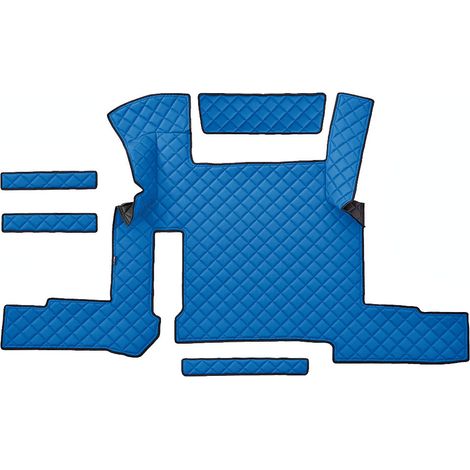 Tappeto centrale in Skeentex - Blu - compatibile per Man TGX (01/1706/20) automatico, 1 cassetto