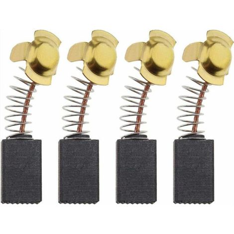 SR 2 Paires Balais de Charbon Moteur Rechange de Perceuse Filaire Compatibles avec Titan TTB653SDS 1500w SDS Plus, 6x10x16mm sunflower (1/2)