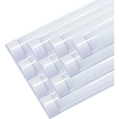 Réglette LED 90cm 36W - Pack de 10 - Blanc Neutre 4000K - 5500K - SILAMP (1/2)